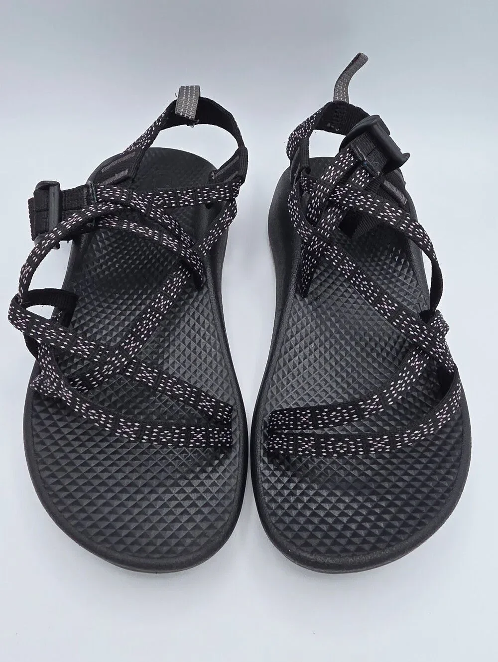 Chaco Kids Sandals Size 4 Black Pink Adjustable Hiking Water Shoes